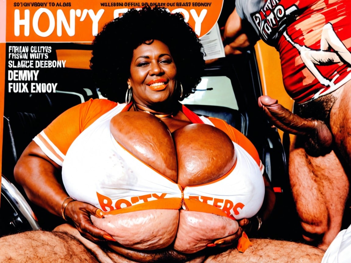 African American Man, African Old Ebony Woman, Hairy Legs Ebony AI Porn