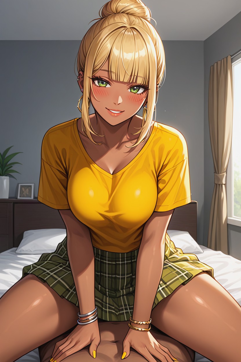 Mini Skirt, Riding Pov, Bedroom Hentai AI Porn