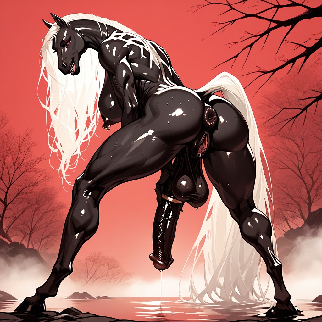 Black Nipples, Giant Erect Nipples, Raptor Talons Фурри AI порно