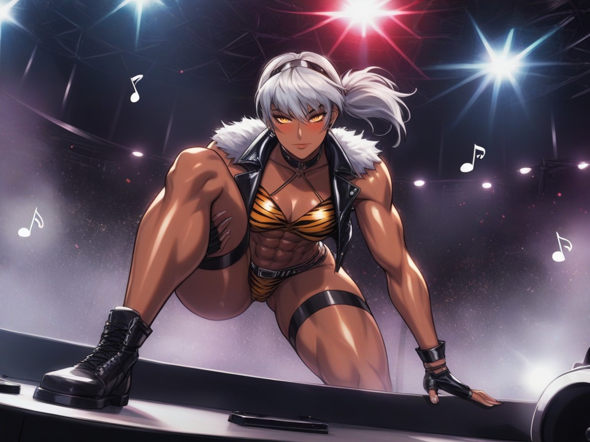 Nsfw, Woman Drumming, En Forma Porno latina IA