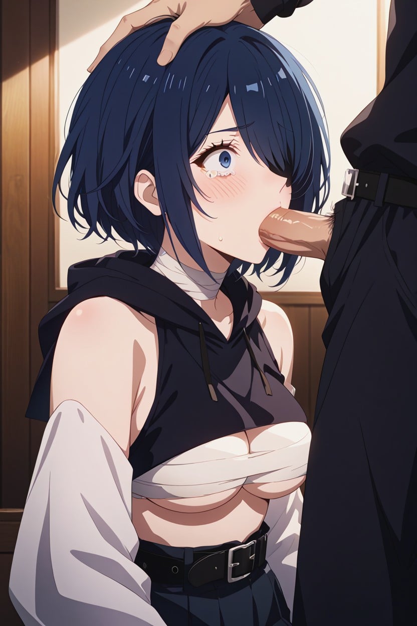 Slightly Layered, Touka Kirishima From Tokyo Ghoul, Straight Smooth Hair Hentai AI Porn
