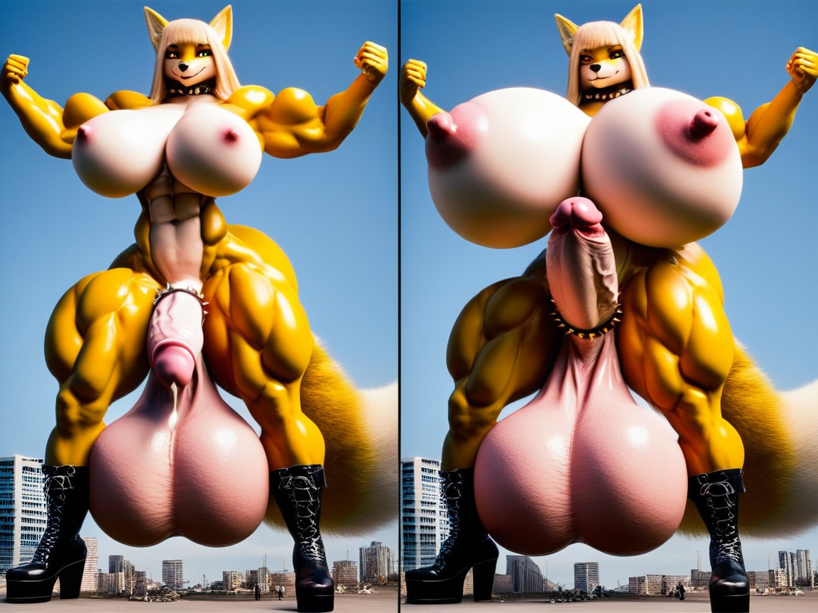 Amazon, Cum, Massive Testicles Porno IA Furry