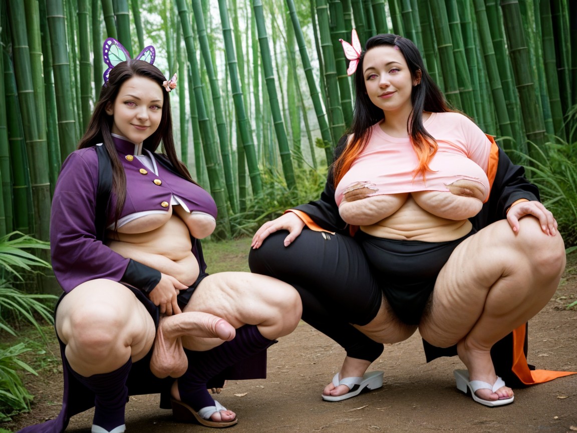 Black Cloth Leg Wraps And Straw Sandals, Cellulite Thighs, Cellulite Belly 쉬메일 AI 포르노