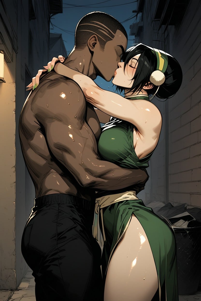 Large Ass, Very Tall Man, Black Hair Hentai AI Porn