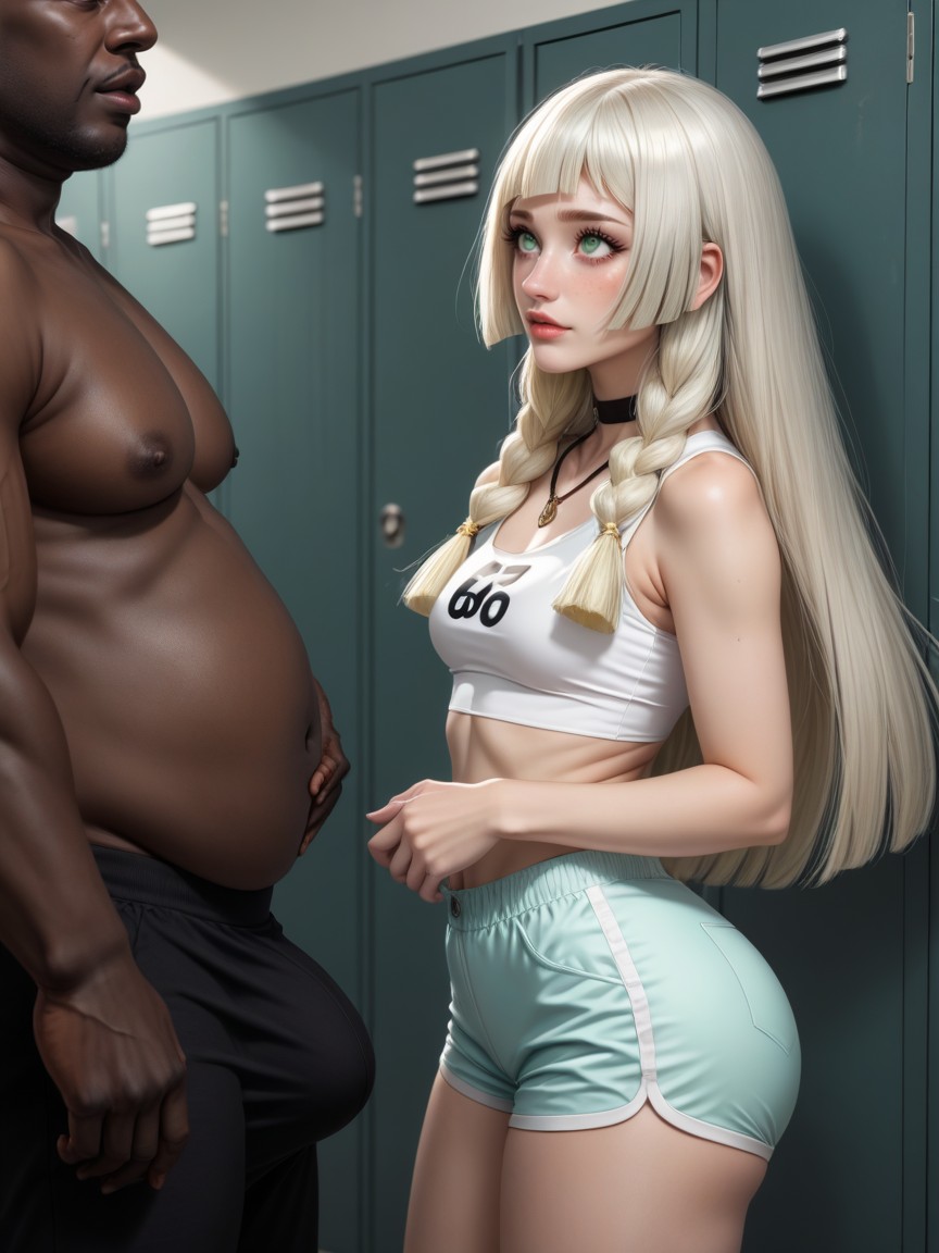 Lillie From Pokemon, Pastel Pink Ribbons, Freckles AI Porn