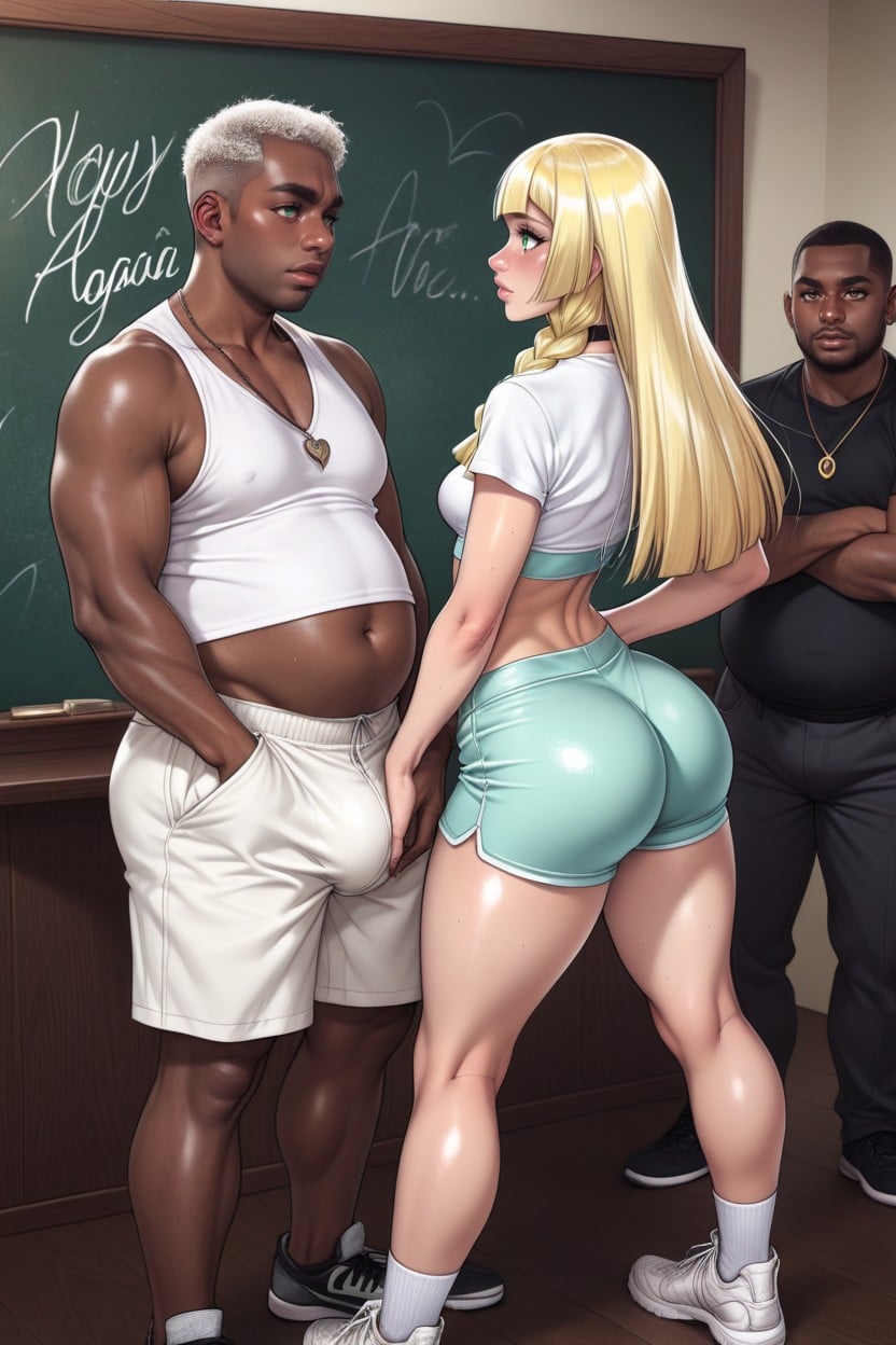 Fringe Bangs, Bangs Hair, Interracial AI Porn