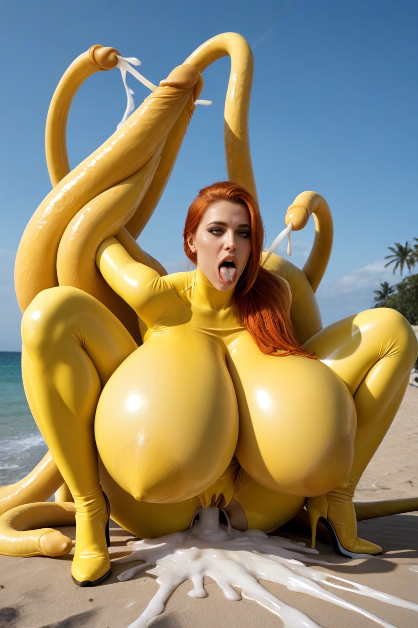 Dimly Lit, Maximum Cum, Massive Tentacles With Massive Circumference AI Porn