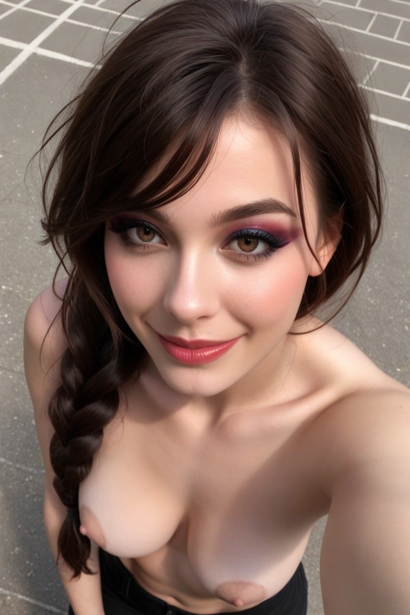View From Above, Walking, Thigh Gap AI Porn