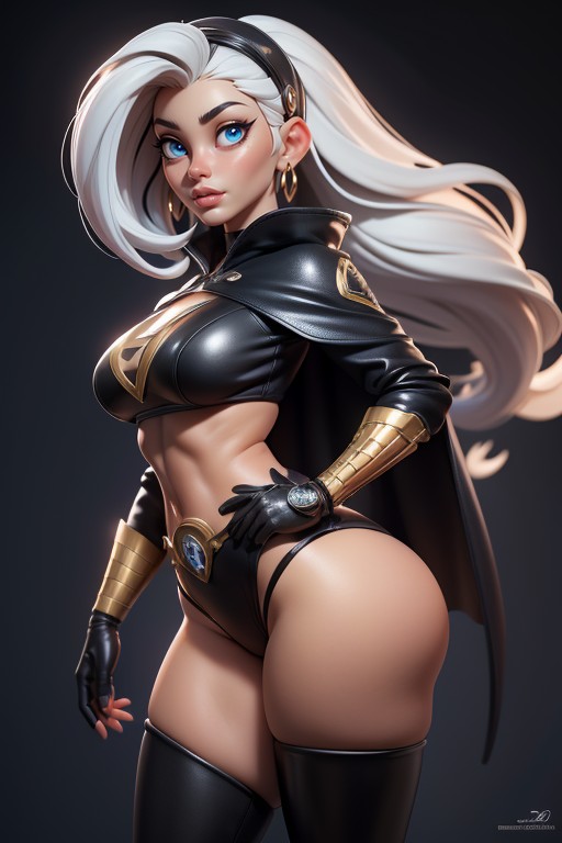Superhéroe, Confident, Gruesa Hentai IA