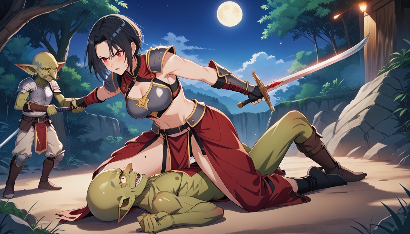 Skinny, Detailed Eyes, Female Hentai AI Porn