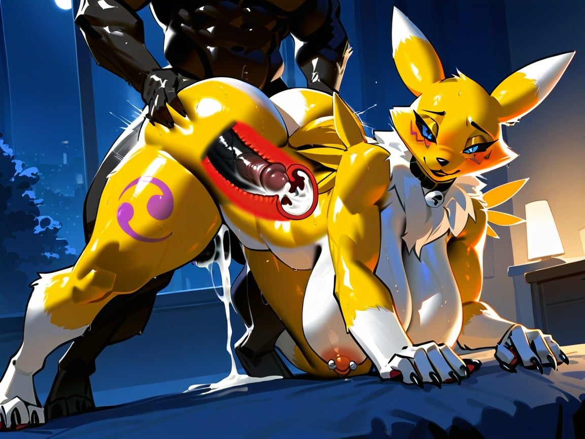 X-ray, Couple, Full Body Furry AI Porn