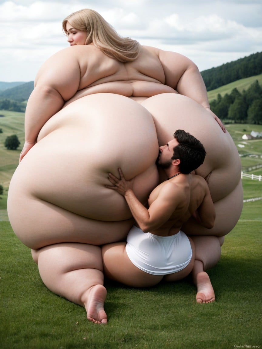 Giant Effeminate Male, Village, 18+ ゲイAIポルノ