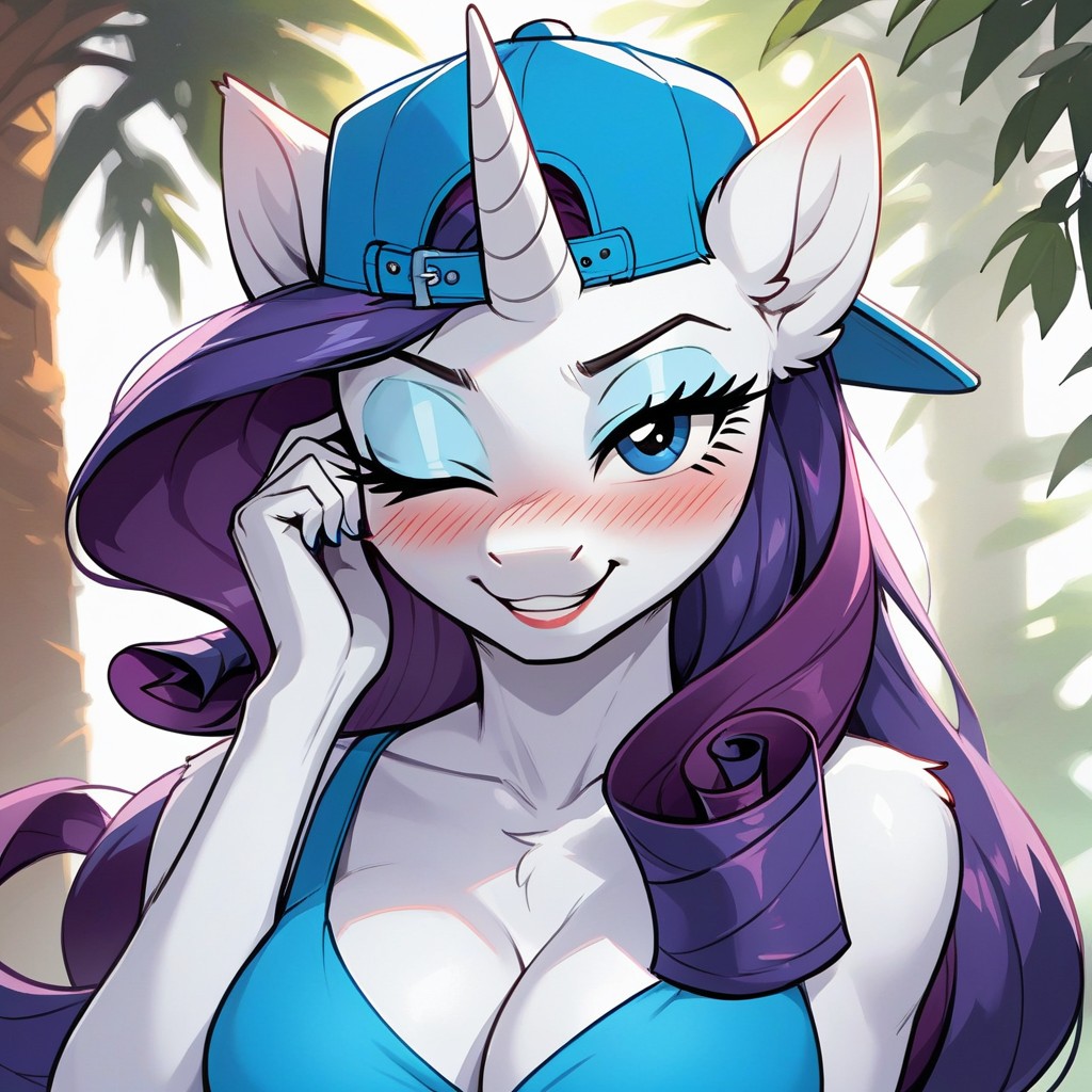 Naked, White Body, Horny Furry AI Porn