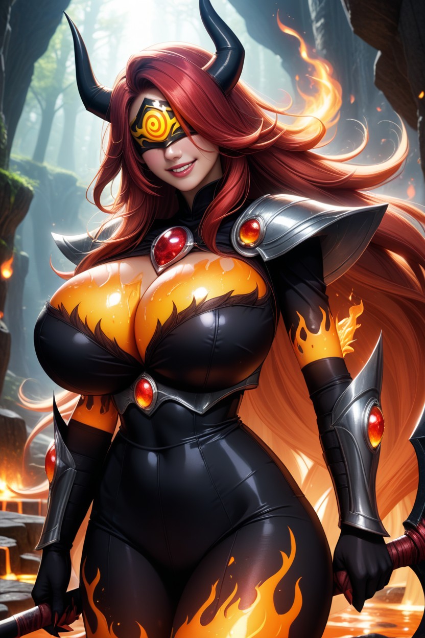 One Fiery Eye, Te Ka, Hourglass Figure Porno IA Latina