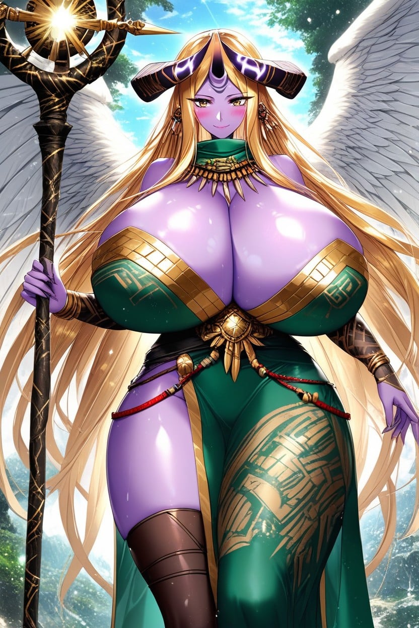 Holding Gigantic Metal Club, Ogress, Kantai Collection Hentai AI Porn