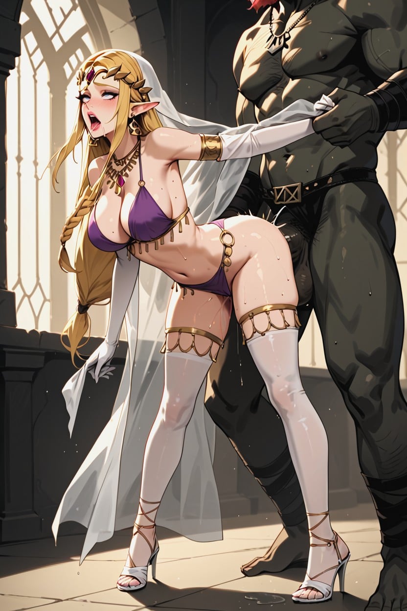 25+, Bent Over, Rolling Eyes Hentai AI Porn
