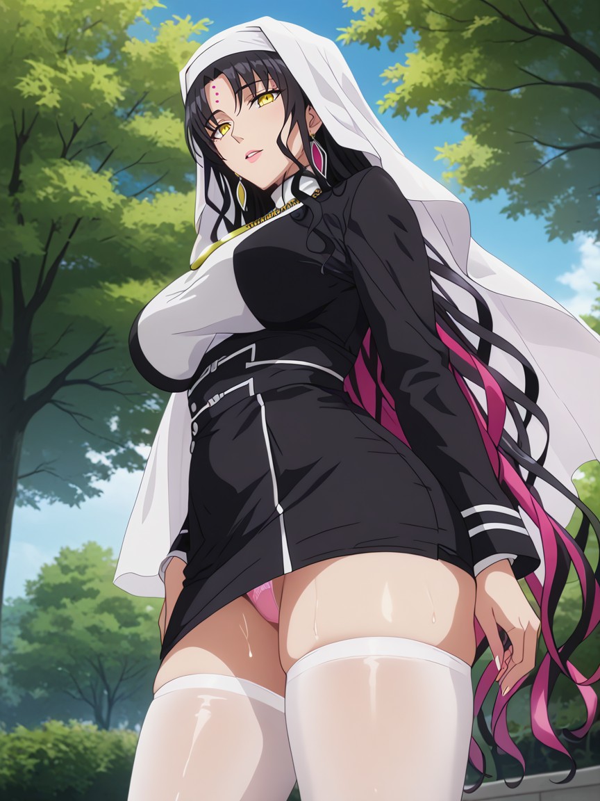 Long Black Sleeve, Sesshin Kiara From The Fate, Black Sleeve AI Porn