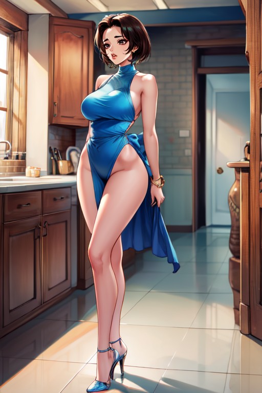 A Sweater Geen, Cosplay, Full Body AI Porn