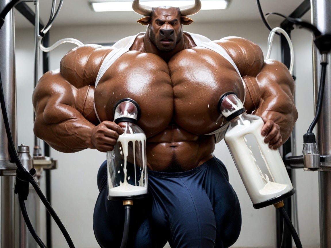 Gigantesque, Muscles Surdimensionnés, 18+ Porno IA Gay