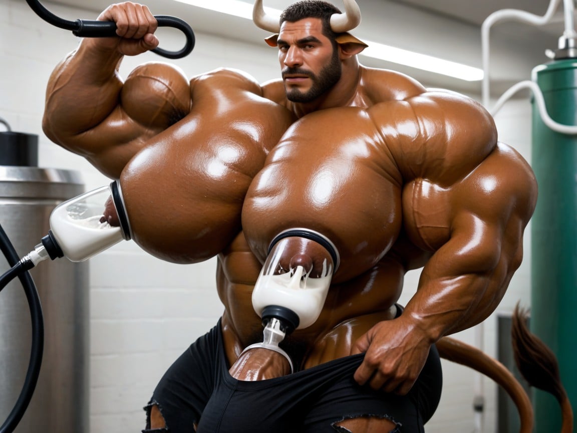Oversized Muscles, Gay Pornhyper Breasts, Rough Squeeze AI Gay Porn