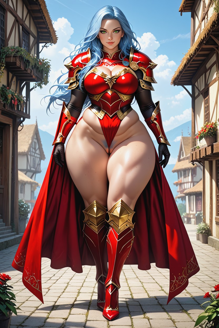 Freckles, Golden Armour, Pussy Labia Porno IA