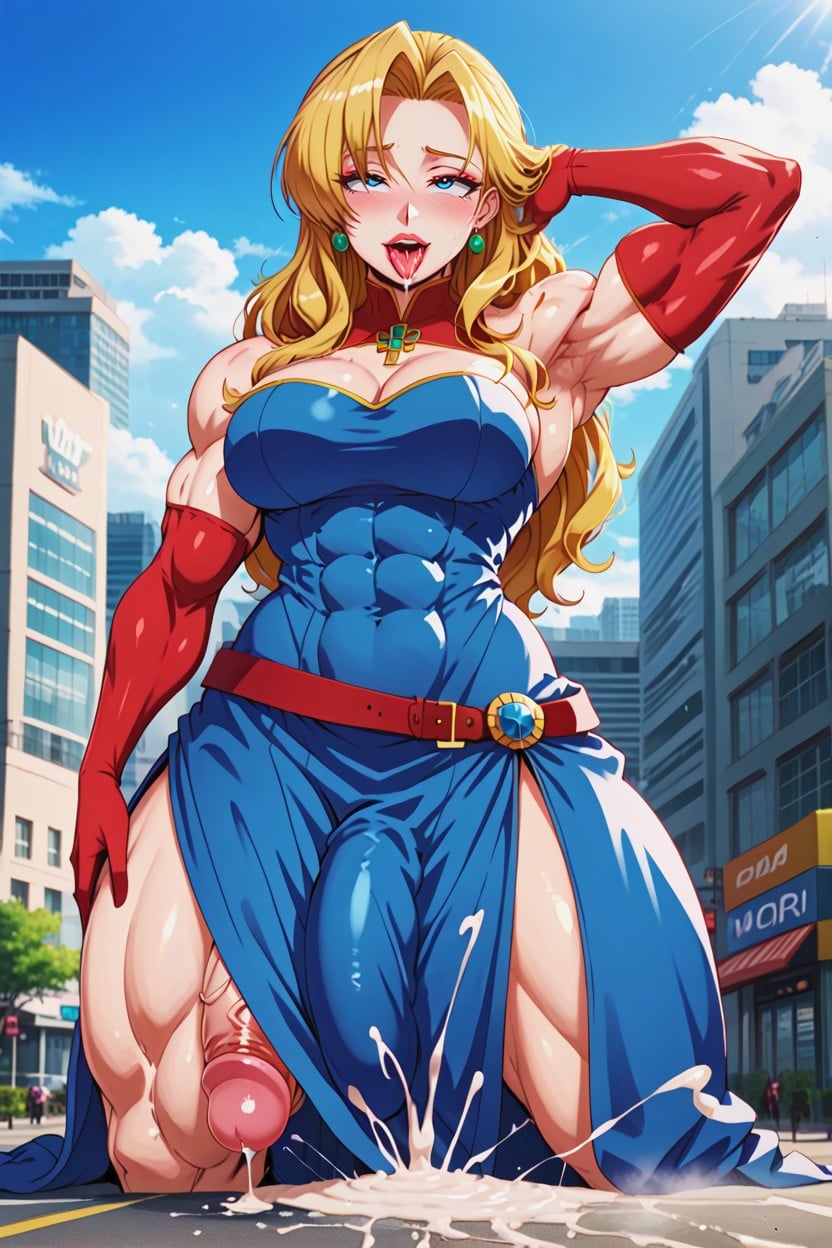 Maria From Sonic The Hedgehog, Giant Futanari Cock, Poorchested AI Porn