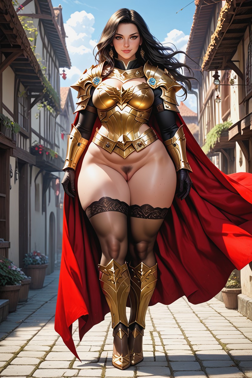 Six Pack Abs, Hyper Hips, Thick Pussy Porno IA