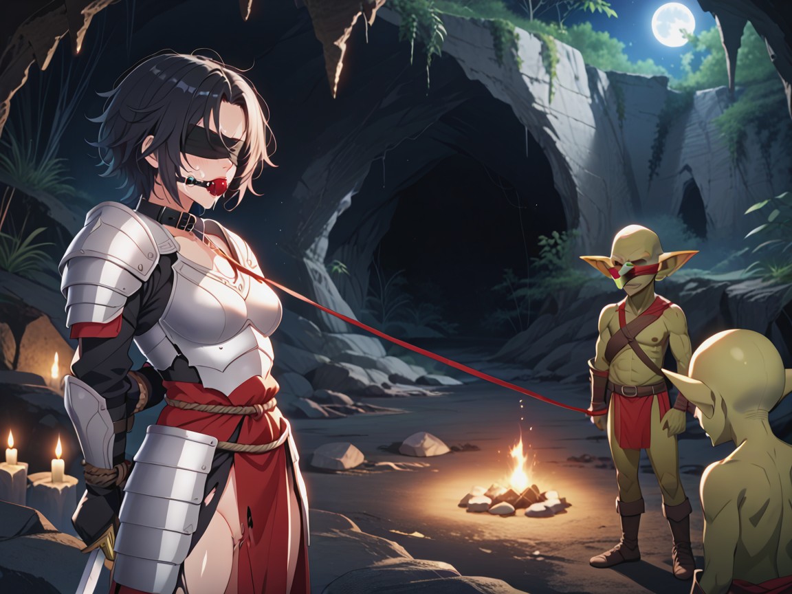 Cave, Pussy Focus, Taller Female Hentai AI Porn