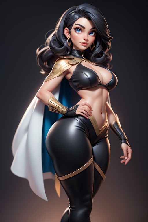 Perfect Body, Curvy Hips, Blue Eyes Hentai AI Porn