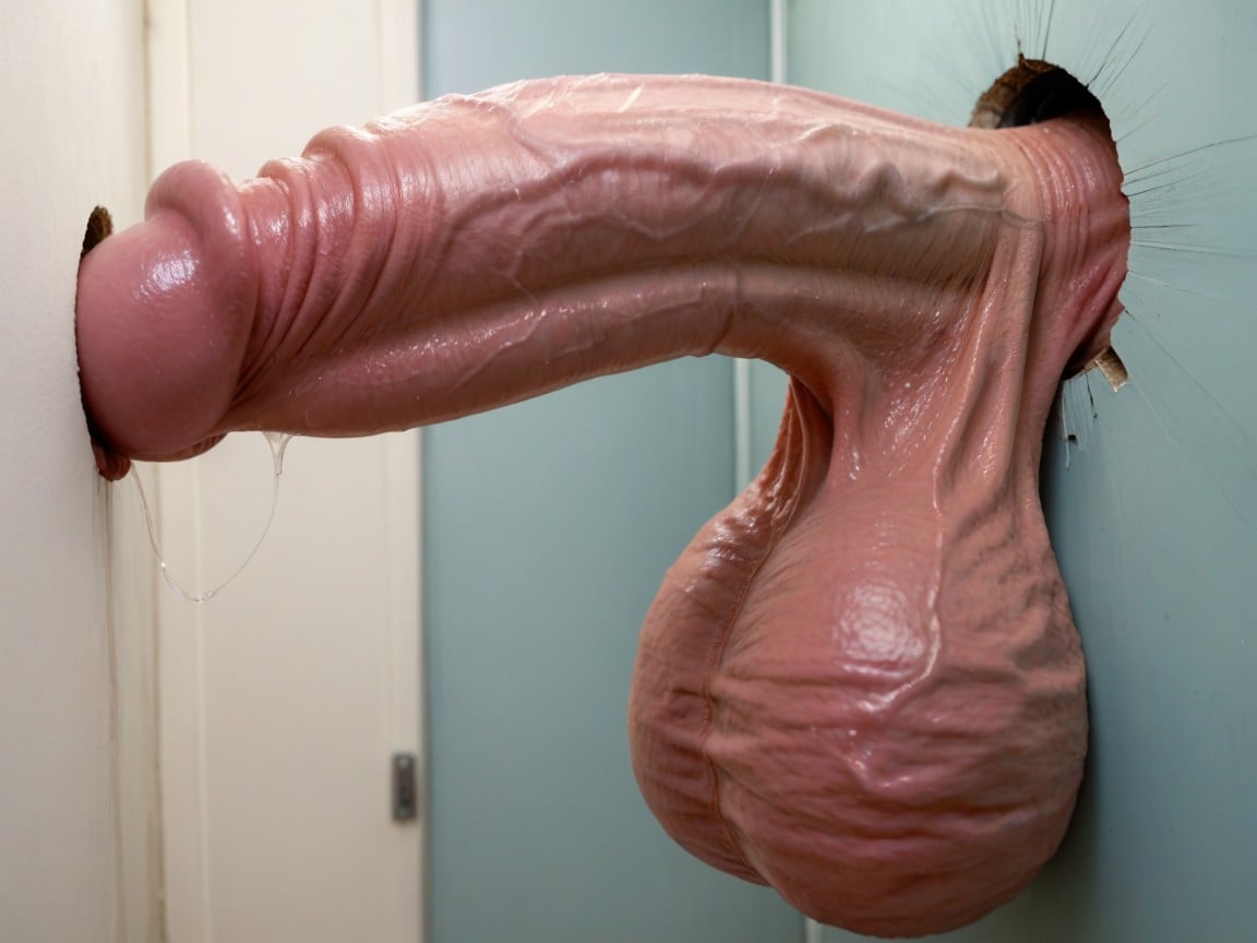 Exaggerated Swollen Glans, 超巨大, Veiny Cock AI同性戀黃片