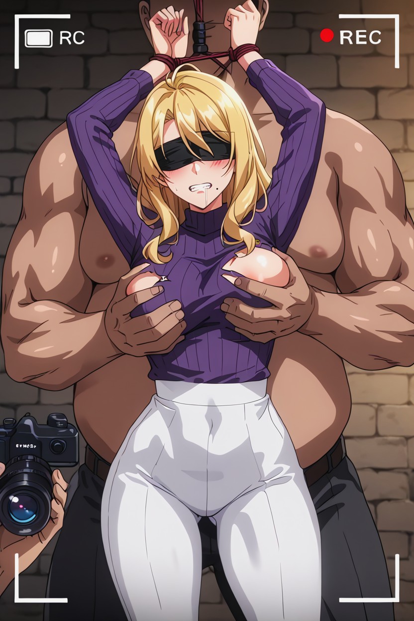 Body, Ripped Clothes , Clench Teeth Hentai AI Porn