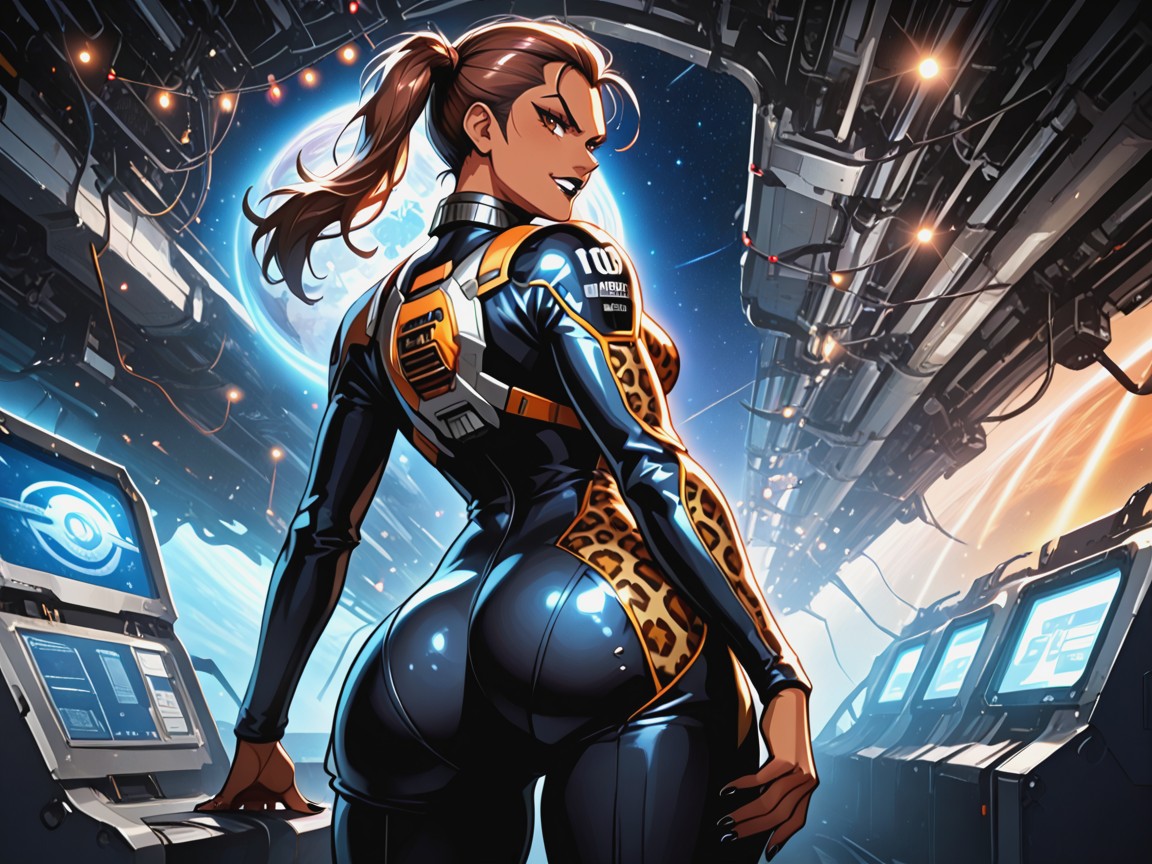 Tight Round Ass, Bounce Lines, Rounded Ass Hentai AI Porn
