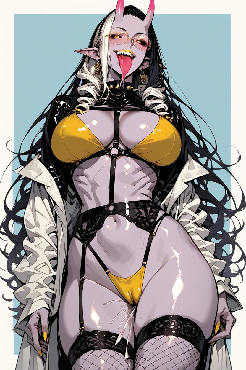 Kotoyoshi Yumisuke Art Style, Headband, Large Breast Hentai AI Porn