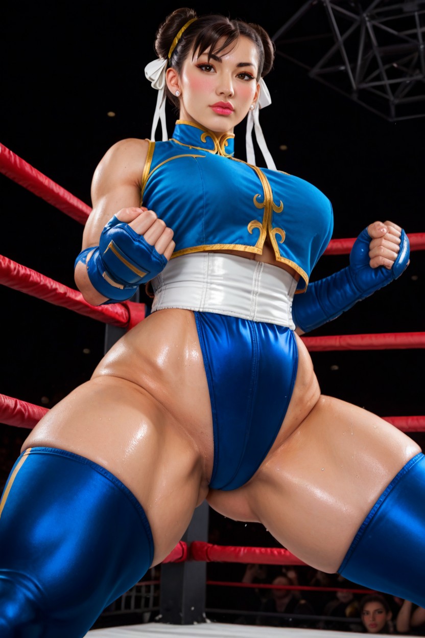 Horny Expression, Ultra High Details, Wrestling Ring AI Porn