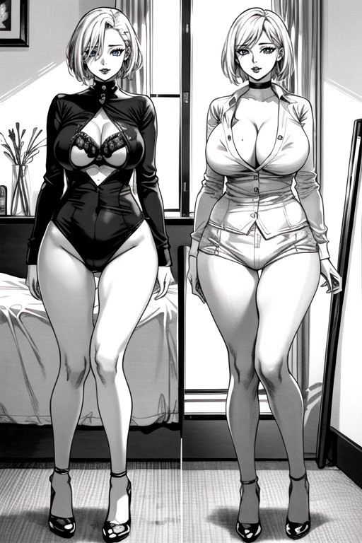 Provocative, 立つ, Natural Boobs AIエロ