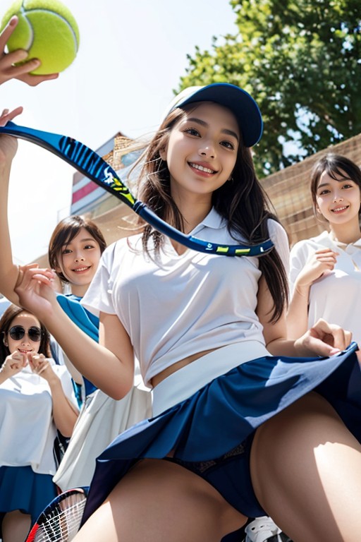 No Underwear, From Below, Harem AI Porn