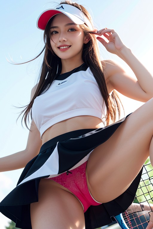Skirt Lift, 25+, Tennis Visor AIエロ