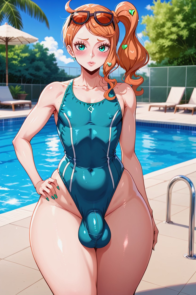 Large Cock, No Muscles, Weak Male AI Porn