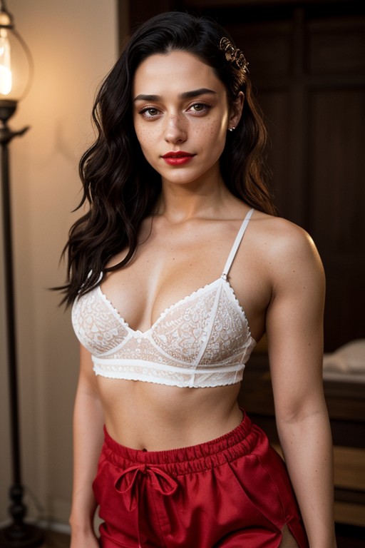 Cosplay, Crop Top, Relaxed Pose AI Porn