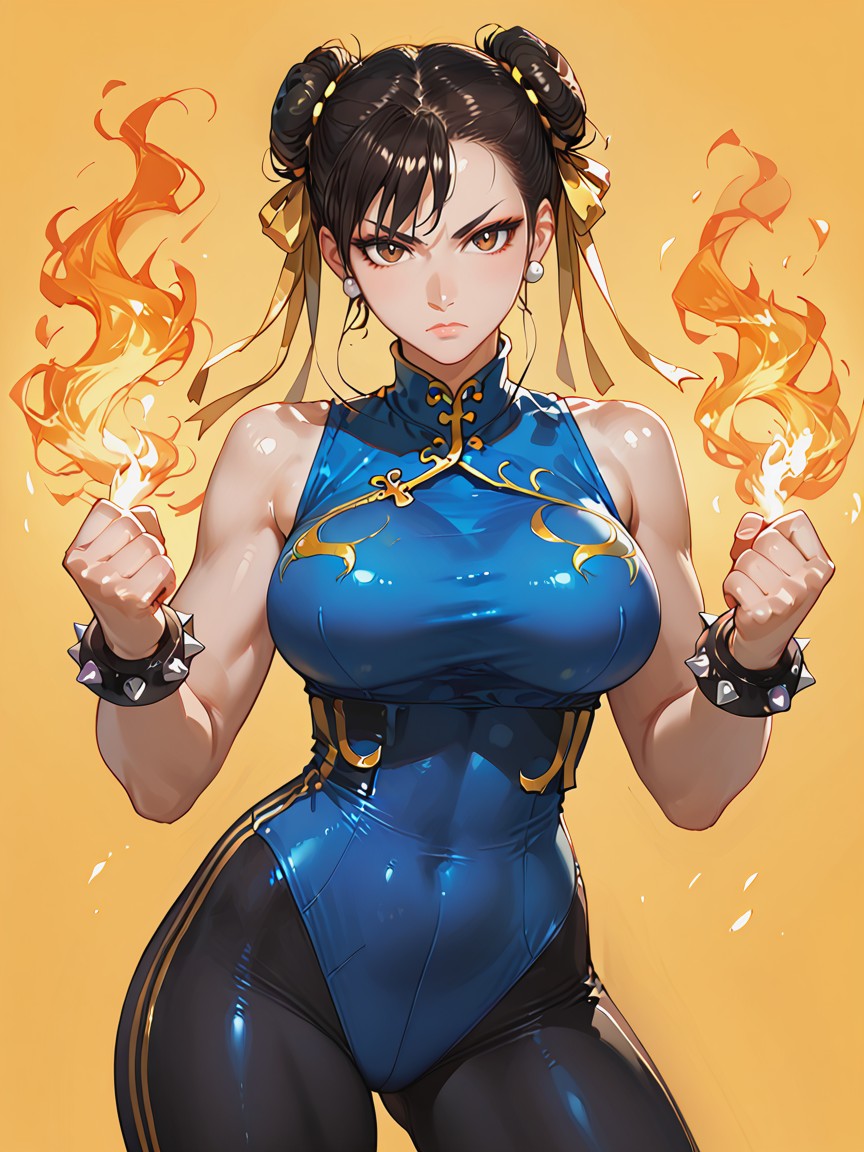 Full Body, Motion Lines, Hair Ribbon Hentai AI Porn