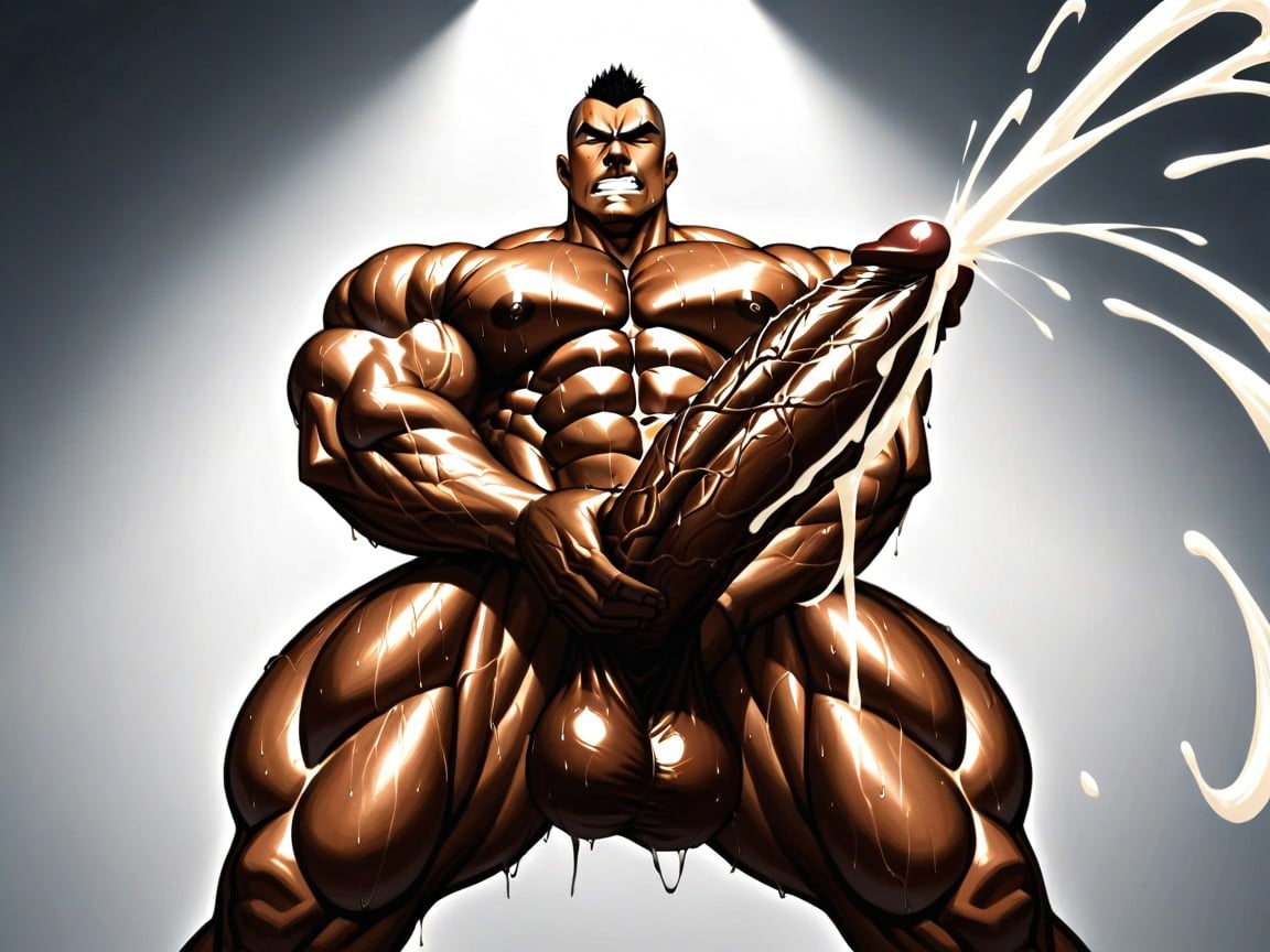 Cum Spraying Everywhere, Perfectly Sculpted Muscles, Very Defined Muscles AI同性戀黃片