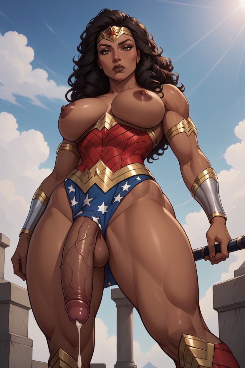 Nubia From Dc Comics, One Meter Long Penis, Bottom Up Hentai AI Porn