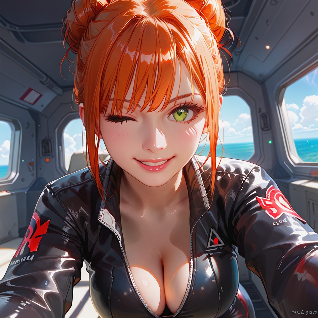 Happy, Peace Sign, Alone Hentai AI Porn