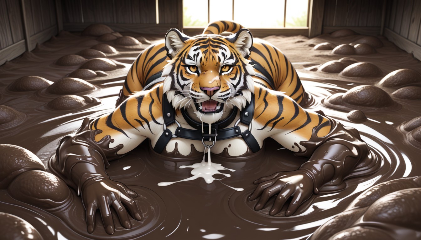 Feralbody, Paws, Mud Furry AI Porn