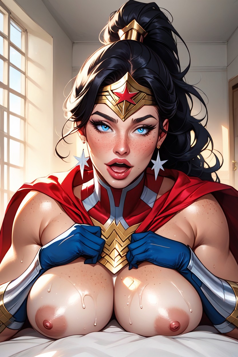 Dc Wonder Woman Wearing, Busty, Waist AI Porn