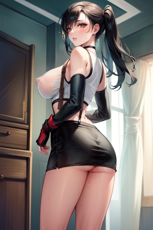Sweaty, Round Shaped Head, Wide Eyes Hentai AI Porn