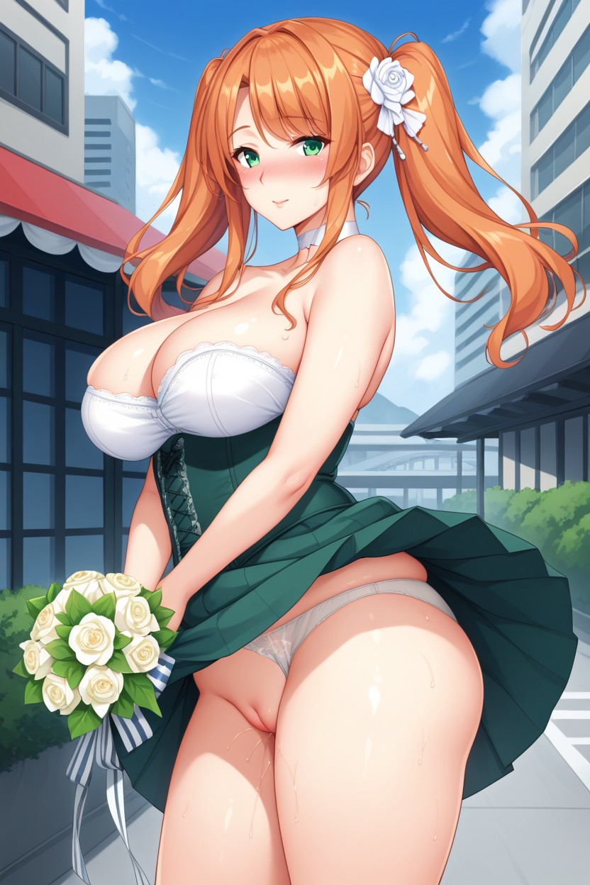 Standing, Full-face Blush, Person Hentai AI Porn