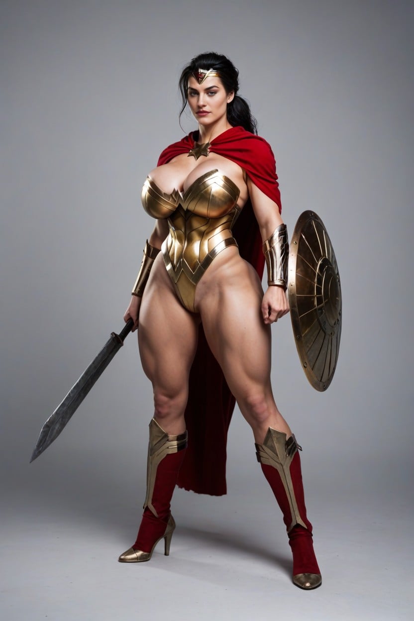 Messy Ponytail, The Eyebrows Are Full, And Shield AI Porn