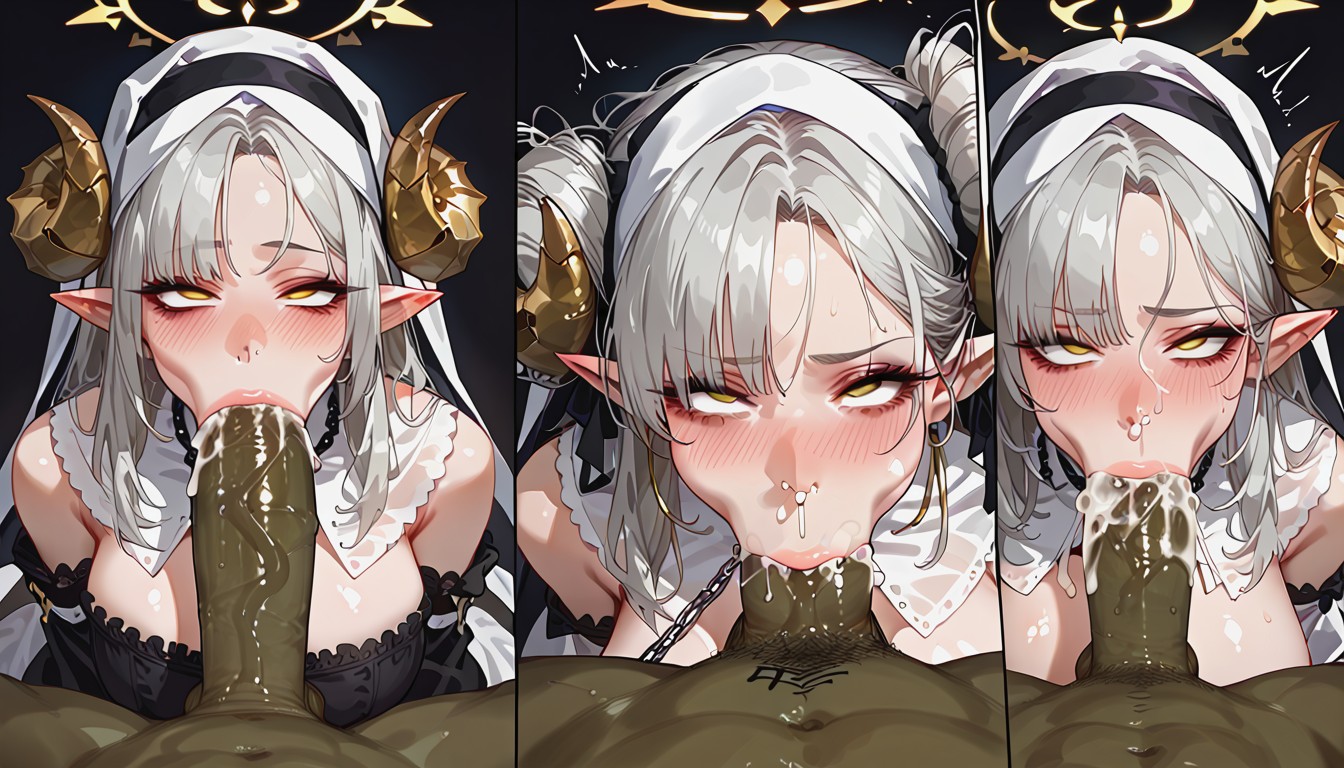 Pov, Black Eyes, Nun Hentai AI Porn