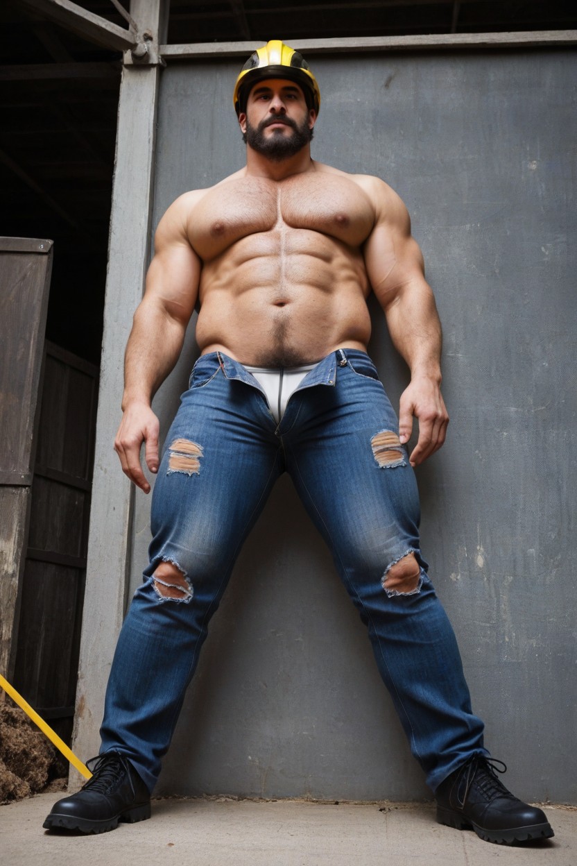 Thick Build, Boner Outlined Through Briefs, 25+ Porno IA Gay